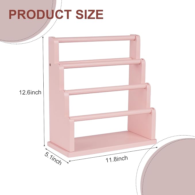 Emfogo Bracelet Holder, 4 Tier Bracelet Organizer Storage - Image 7