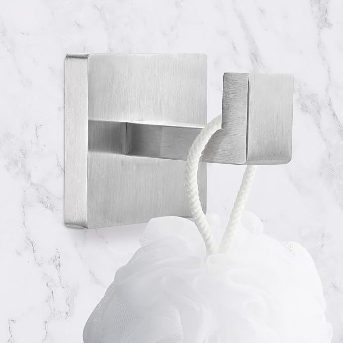 IBosins 4 Pack Towel Hooks Hand Towel Holder - Image 2