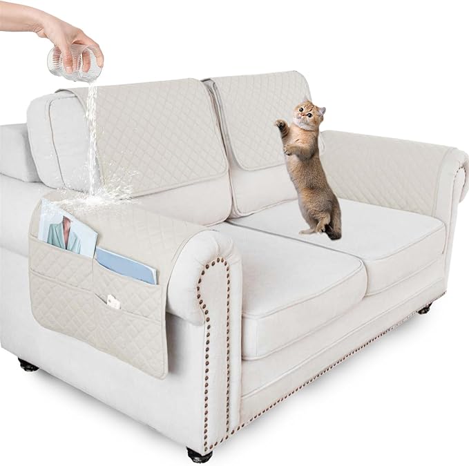 Waterproof Sofa Armrest Cover Headrest Cover by ZGDDPZA