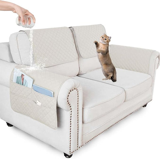 Waterproof Sofa Armrest Cover Headrest Cover by ZGDDPZA