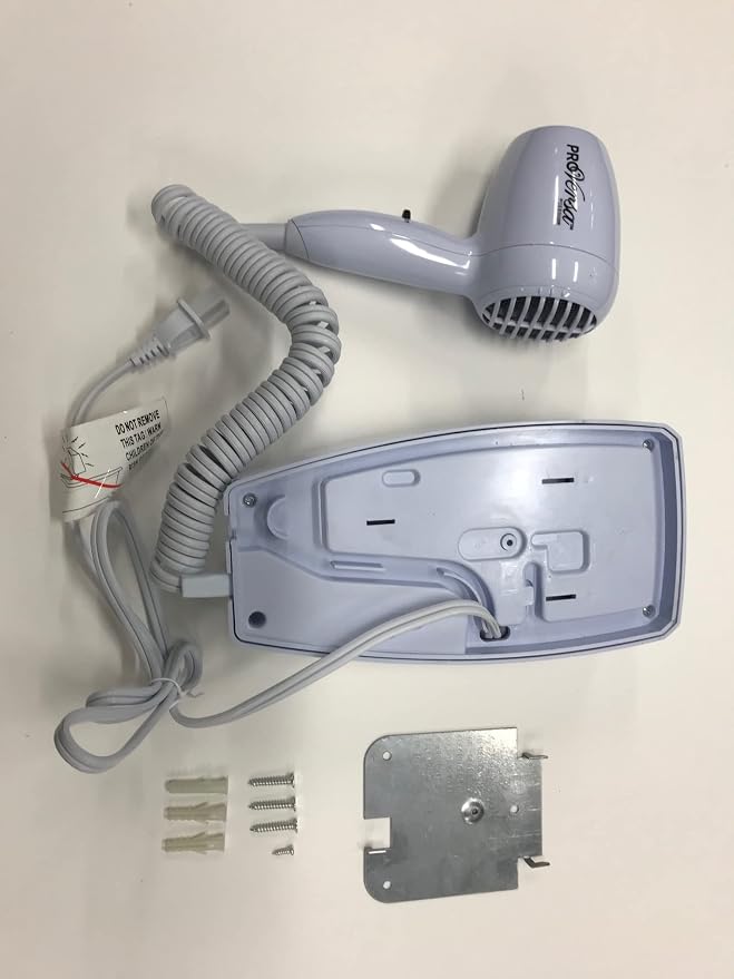 Jerdon Wall-Mount Hair Dryer - Image 2