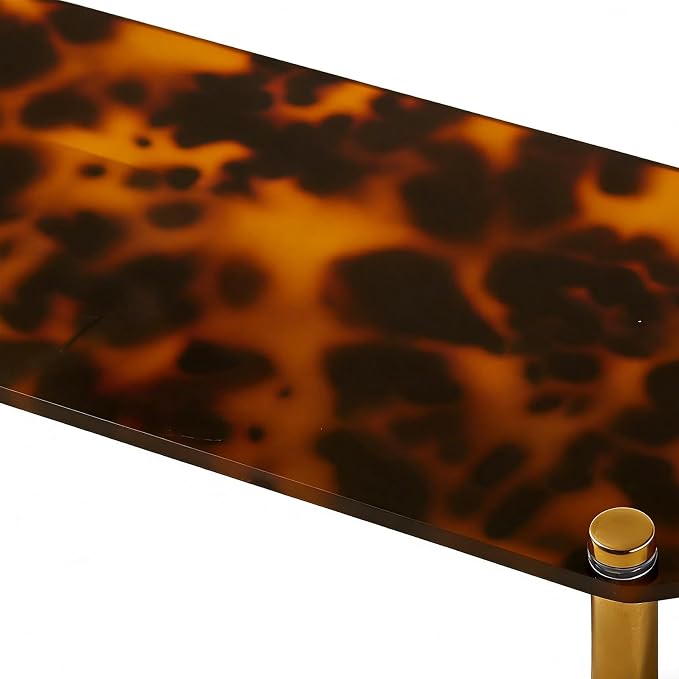 Toiletry Caddy - Resin Leopard Print Shelf Organizer, Grip Base Cosmetic Holder - Image 8