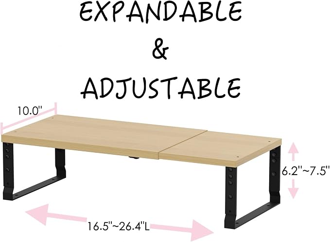 Adjustable Metal Shelving Unit, Stackable & Expendable Storage Rack - Image 3