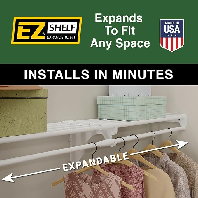 EZ Shelf Expandable Closet Kit - Image 8