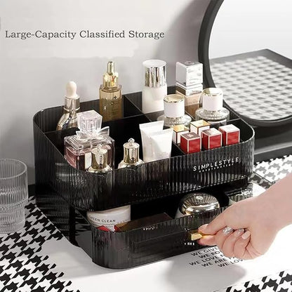 MIUOPUR Makeup Organizer with Stackable Drawers, Bathroom Vanity Organizers and - Image 3