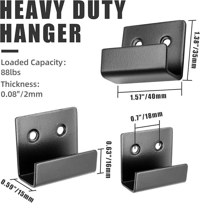 Luomorgo Tile Display Wall Hanger, Medium Size, Wall Mount Brackets Hook - Image 3