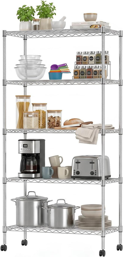 BestOffice | 5-Tier Wire Shelf by BestOffice