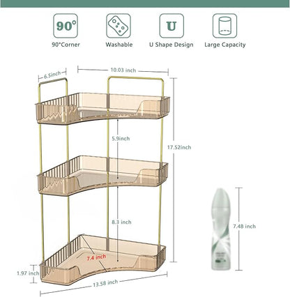 Webetop Countertop Bathroom Organizer 3 Tier Corner Organizer - Image 2