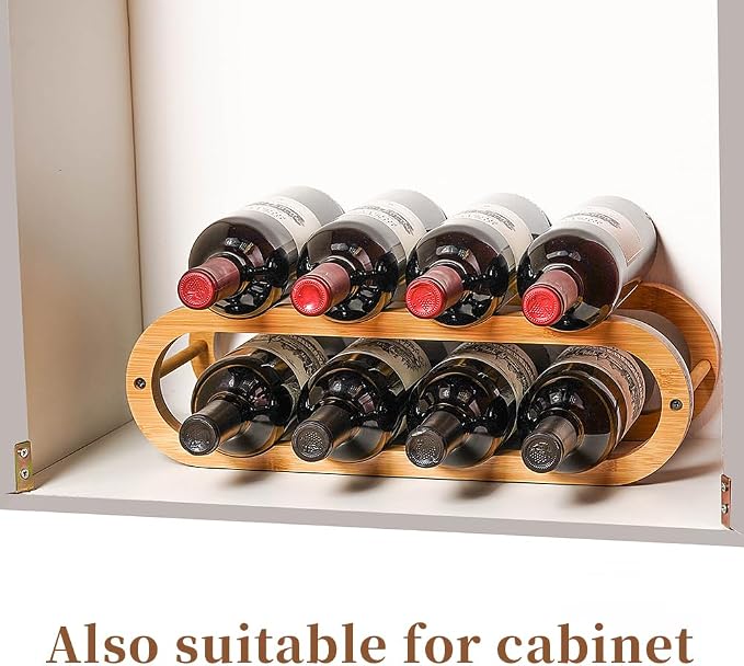 Navtcow Wine Rack and Water Bottle Organizer 2 in 1 - Image 6