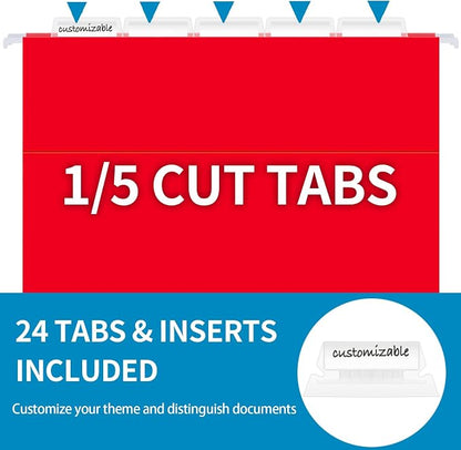 24 Pack Hanging File Folders, Letter Size - Image 2
