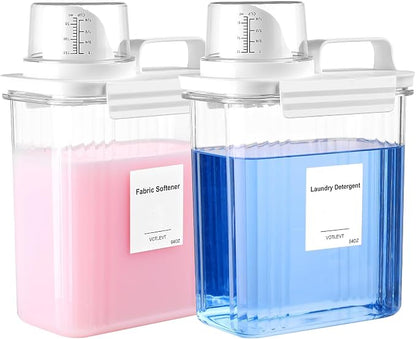 64OZ Liquid Laundry Detergent Dispenser, Laundry Soap Dispenser, Laundry Room by VOTLEVT