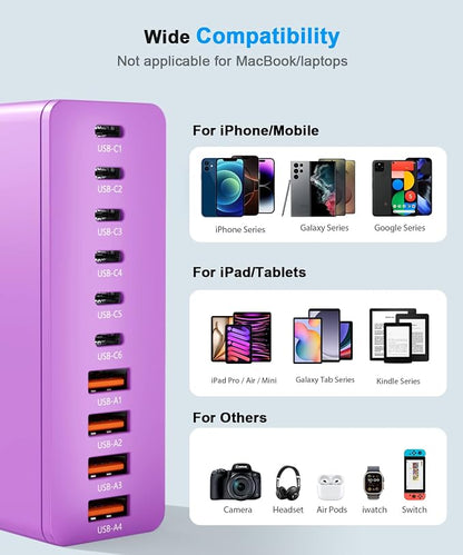 USB C Charging Station 10 Port - Image 3
