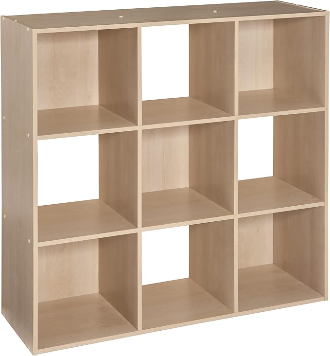 ClosetMaid Cubeicals 9 Cube Storage Shelf Organizer Bookshelf, Square Shape by Unknown