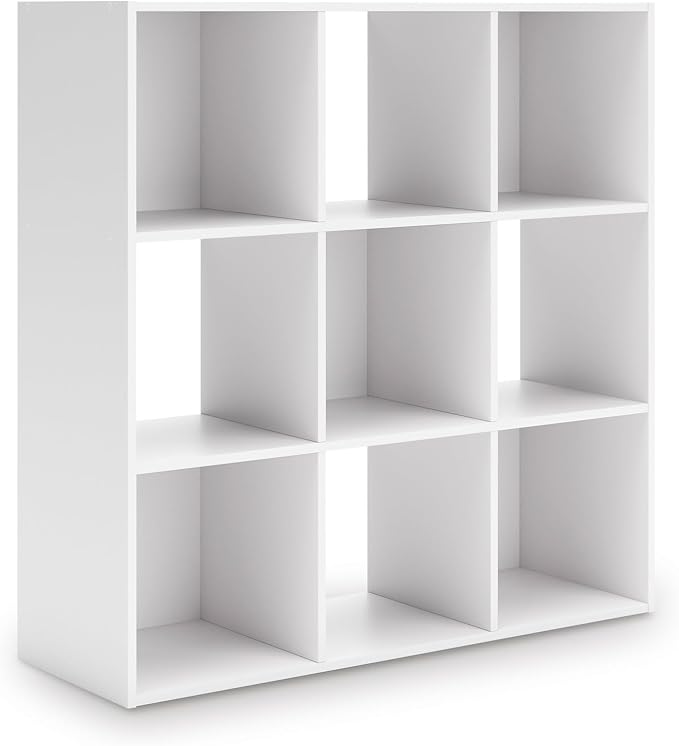 Signature Design by Ashley Onita Modern 3-Tier Floor Standing 9 Cube Organizer by SignatureDesignbyAshley