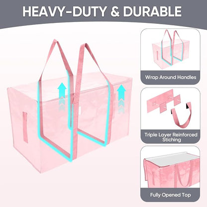 TICONN 6 Pack Extra Large Moving Bags Heavy Duty - Image 3