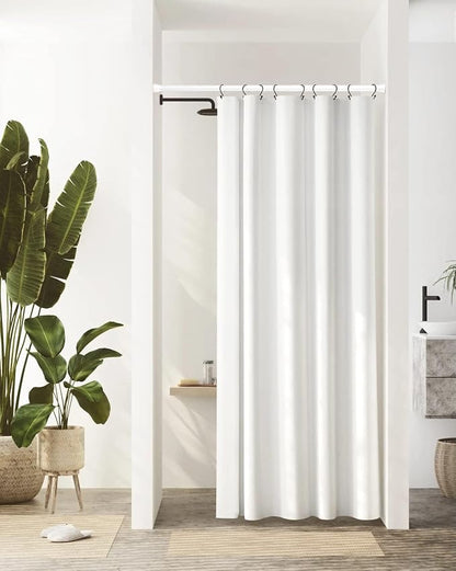 AIZESI Shower Curtain Rod 43 to 73 Inch Adjustable No Drilling, No Slip - Image 6