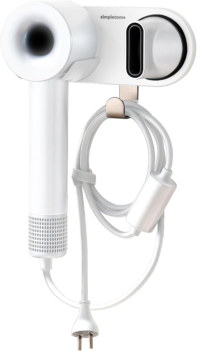 simpletome Hair Dryer Holder Wall Mount by simpletome