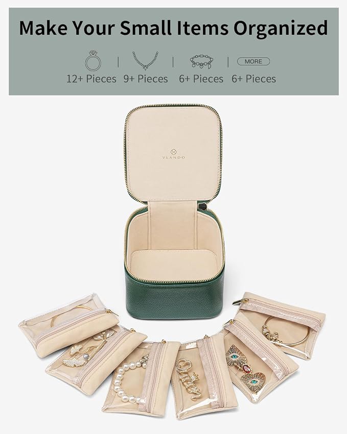 Vlando Gifts for Teachers, Travel Jewelry Box - Image 5