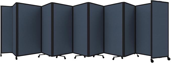 Versare Room Divider 360 Portable Wall Partition | Folding Panels | Large by VERSARE