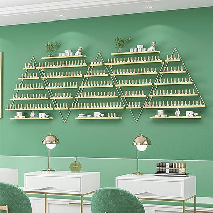 Wall Mounted Shelf Nail Polish Bottle Display Rack, Triangular Essential Oil - Image 5