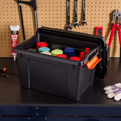 5 gal Heavy-Duty Stackable Storage Tote - Image 6