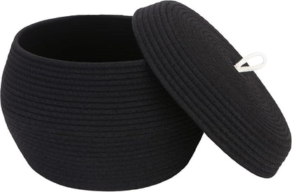 Sea Team Round Cotton Rope Storage Basket by SeaTeam