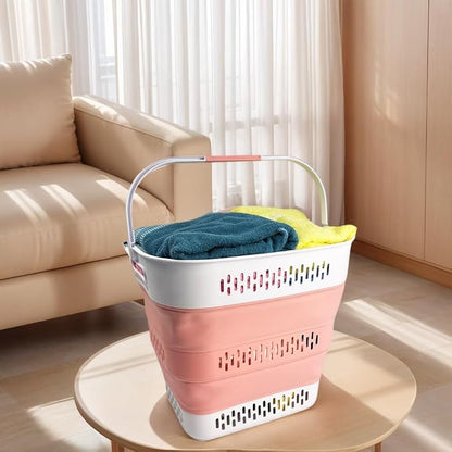 SAMMART 40L Collapsible Plastic Laundry Basket - Image 2