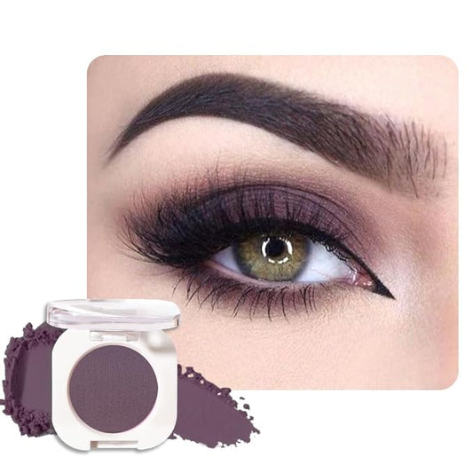Eggplant Purple Single Matte Eyeshadow Makeup, Neutral Powde Eye Shadow by HHLTOH