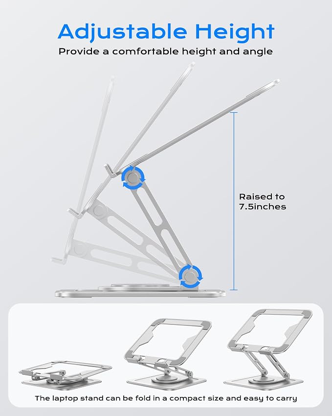 Adjustable Laptop Stand, Computer Stand - Image 3