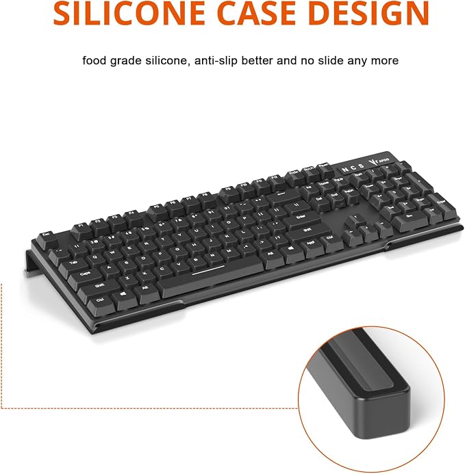 Richboom Computer Keyboard Stand Tilt PC Keyboard Stand Riser - Image 4