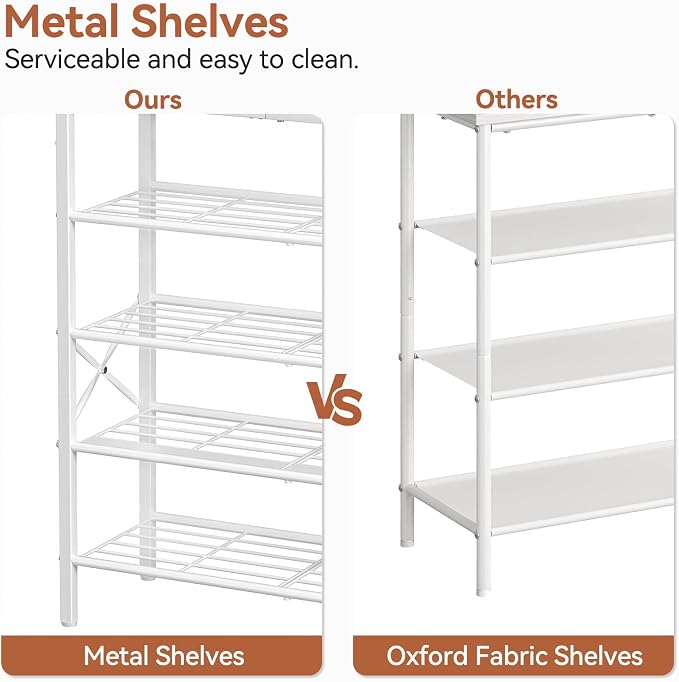 Shoe Rack for Entryway, 5 Tier Shoe Organizer - Image 8