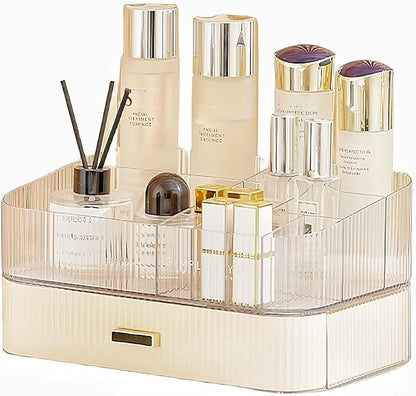 Makeup Organizer with Drawers Stackable Skincare Cosmetic Makeup organization by PLINJOY