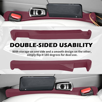 2PCS Car Seat Gap Filler Organizer, 3 in 1 Car Seat Side Gap Filler - Image 5