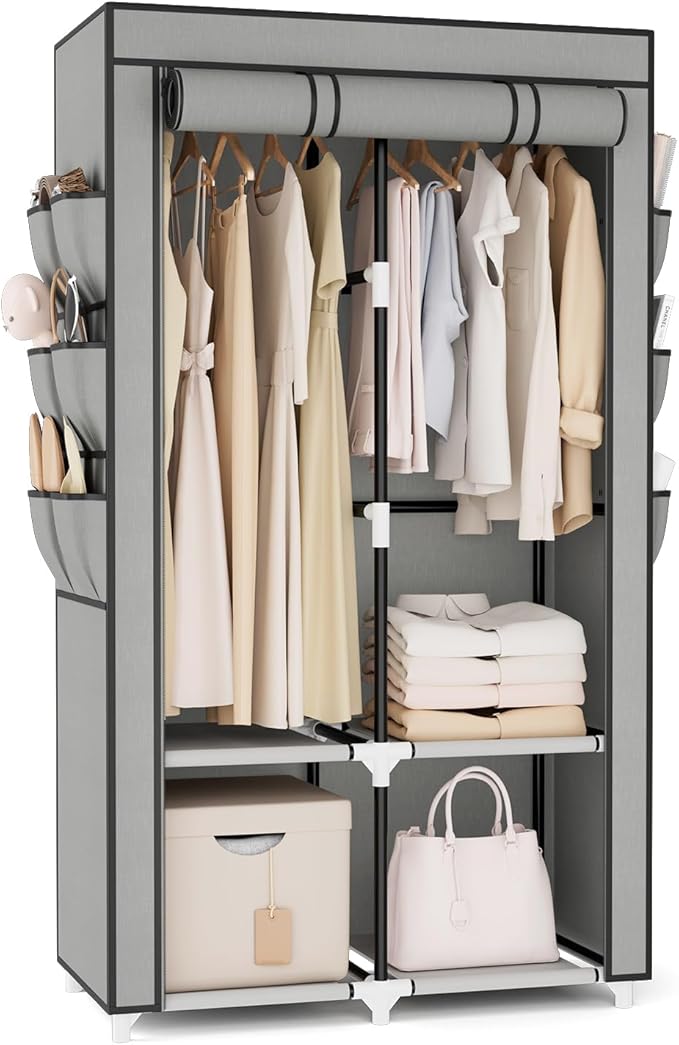 VTRIN Portable Closet Wardrobe for Hanging Clothes by VTRIN