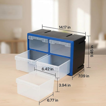 NORTHSKY 4-Drawer Plastic Drawer Storage Cabinet - Image 2