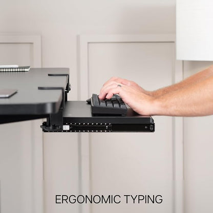 VIVO Small Keyboard Tray, Under Desk Pull Out - Image 7