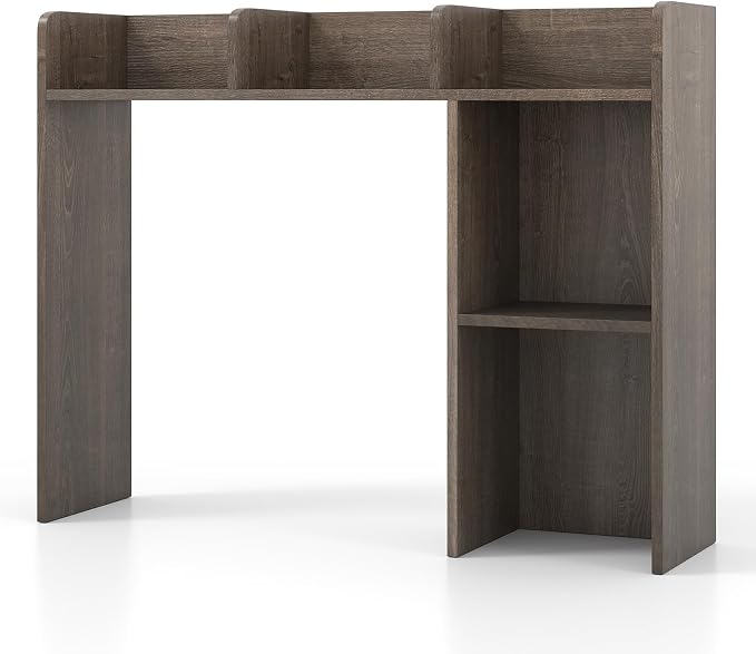 Tangkula Desktop Bookshelf, Countertop Storage Hutch - Image 9