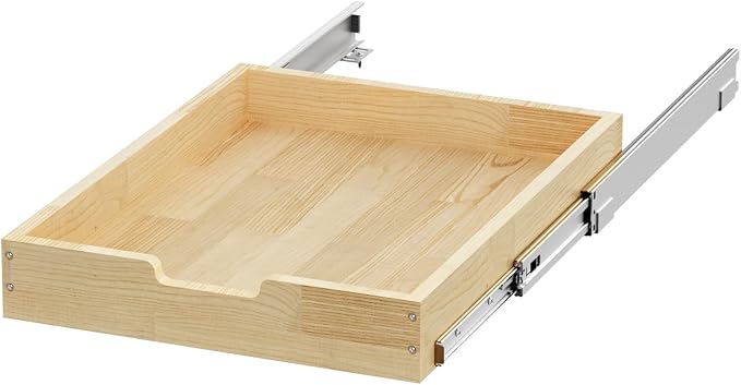 Wood Pull Out Cabinet Organizer 11" W x 21" D, - Image 7