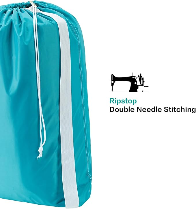 HOMEST 2 Pack XL Nylon Laundry Bag - Image 4