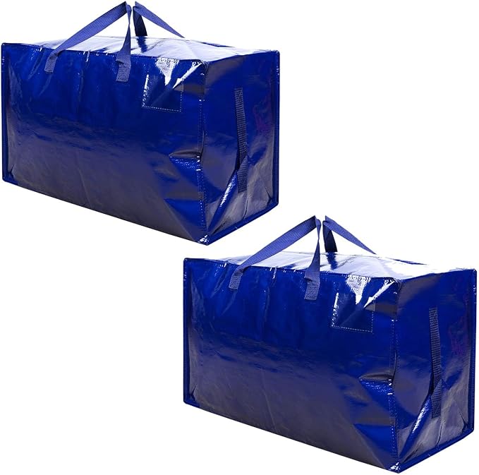 VENO 2 Pack Moving Bags and Large Christmas Decoration Storage Bins by Veno