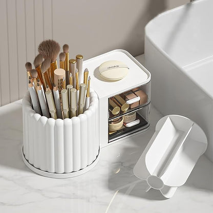 Anyoifax 360 Rotating Makeup Brush Holder 7 Slots Makeup Organizer - Image 2
