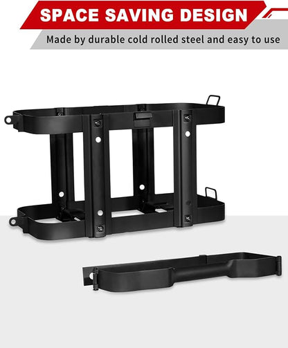 2024 Upgrade Jerry Can Mount Holder: Lockable Jerry Gas Can Holder Rack - Image 5