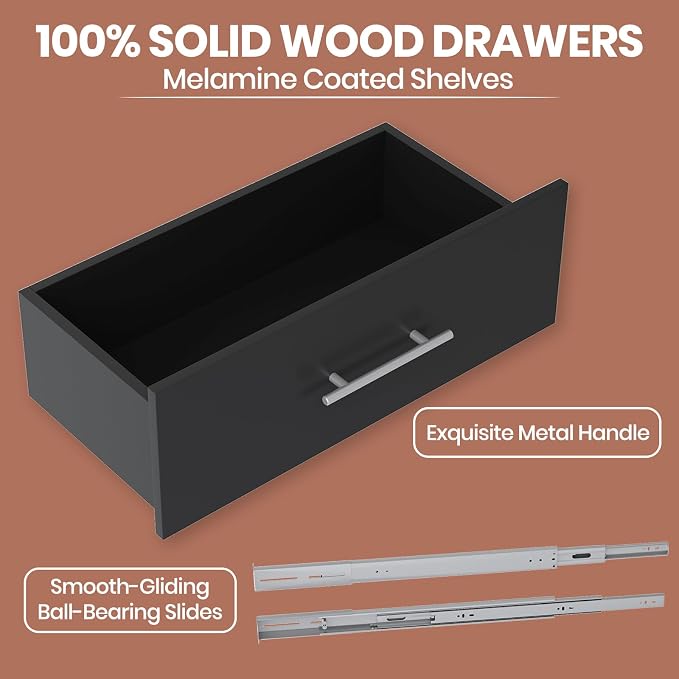 4-Drawer Stackable Storage Organizer Unit - Image 4