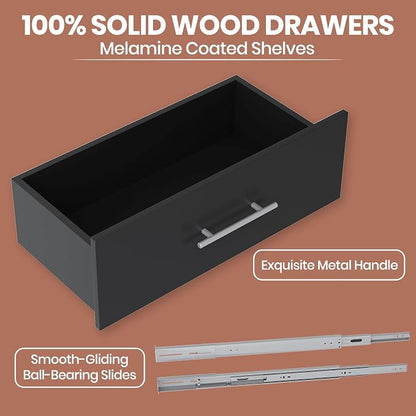 4-Drawer Stackable Storage Organizer Unit - Image 4