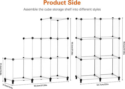 HOMIDEC 6-Cube Storage Organizer, Closet Organizer Storage Shelf Bookcase - Image 3
