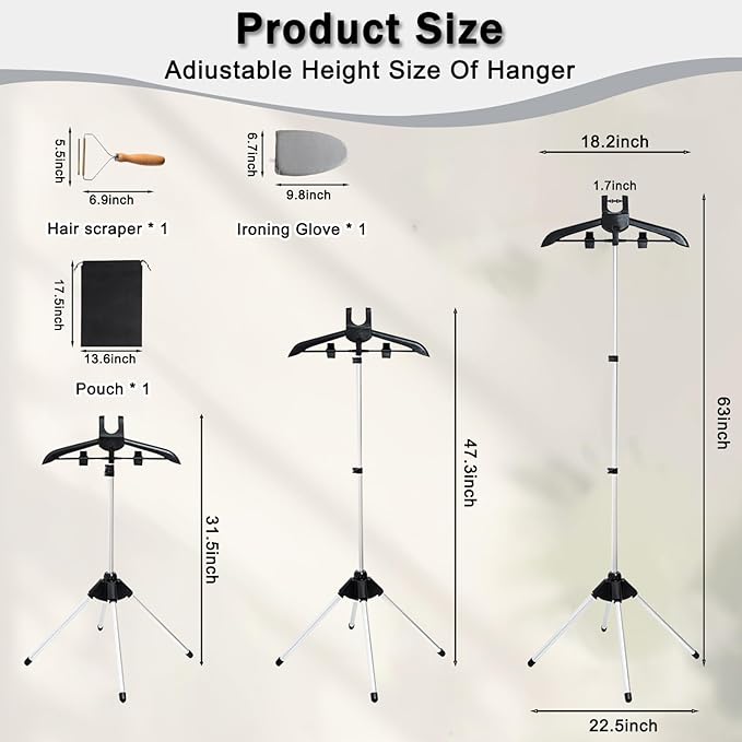 Garment Steamer Stand Rack for Clothes - Image 2