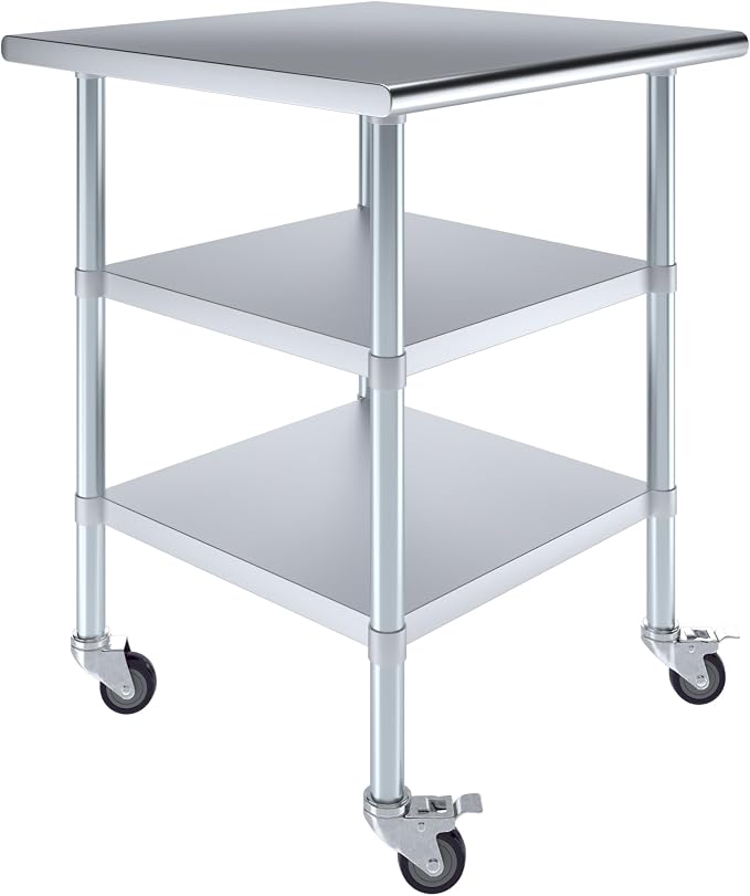 AmGood Stainless Steel Work Table by AmGood
