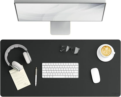 Smead Desk Pad, Vegan Leather Desk Mat by SMEAD