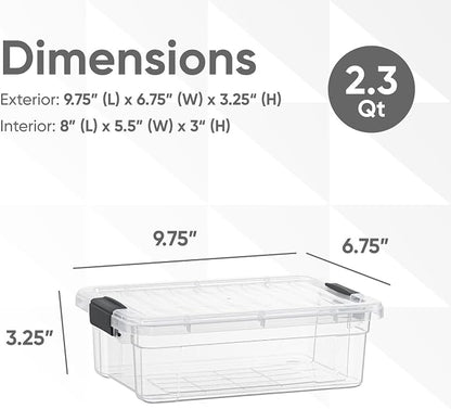 Superio Clear Storage Bins - Image 2