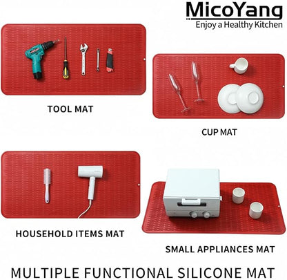 Silicone Dish Drying Mat for Multiple Usage, Easy clean, Eco-friendly, - Image 4
